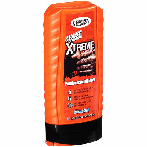 Permatex 25616 Pembersih Tangan Fast Orange Xtreme dengan Rocker Cap, 15 ons.