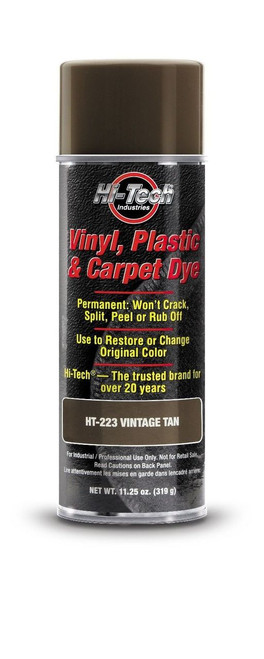 Hi-Tech Industries HT-223 Vinyl Plastic & Carpet Aerosol Dye Vintage Tan 11.25oz