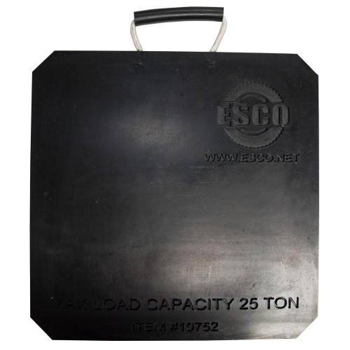 Esco Equipment 10752 25-Ton Jack Support Cribbing Plate, 25 Ton