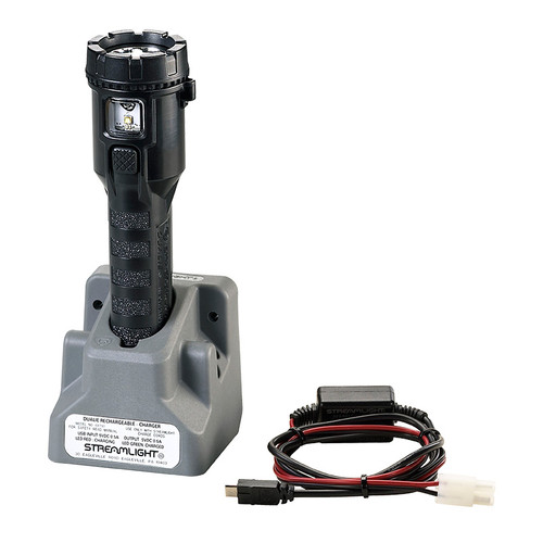 Streamlight dualie recargable de doble haz 12v dc negra (68735)