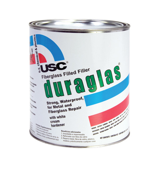 US Chemical & Plastics 24030.g01 Duraglas-Fiberglas-gefüllter Füllstoff, 1 Gallone