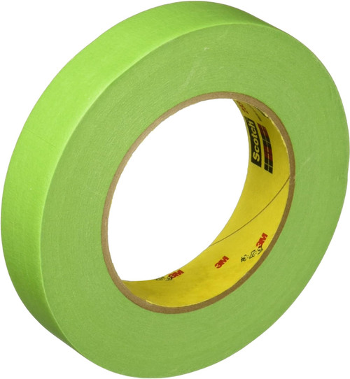 3M 26336 Scotch Performance Masking Tape 233+, 24 mm x 55 m, Green