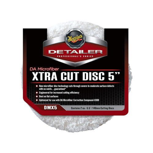 Meguiar's DA Microfiber Xtra Cut Discs 5 In 2-Pack (DMX5)
