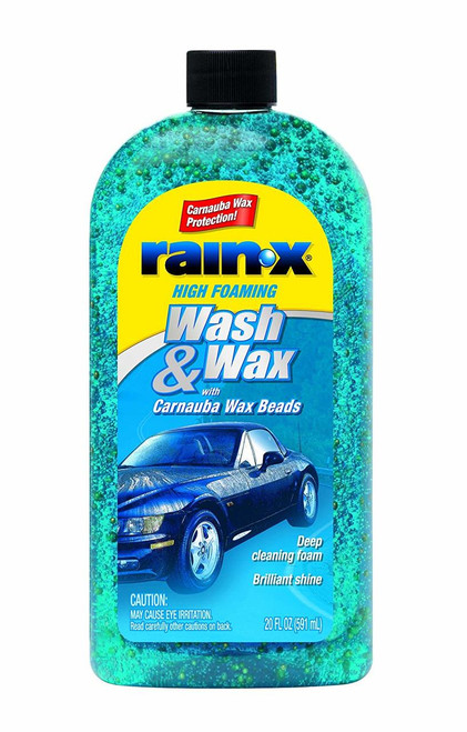 Rain-X RX51820D Wash & Wax with Carnauba Wax Beads, 20 oz. bottle