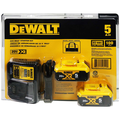 DeWalt DCB115 12V MAX-20V MAX Charger 12PO & DCB203 & DCB205G 20V Battery  Packs