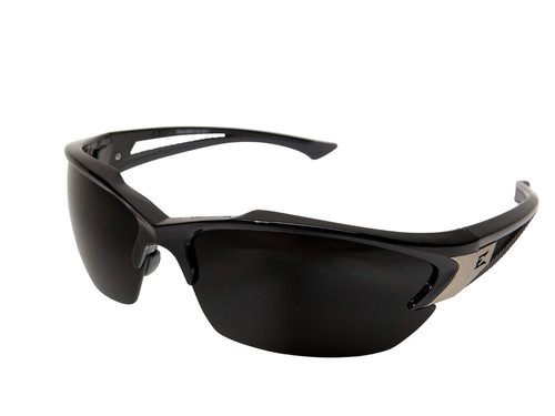 Edge Eyewear SDK116 Khor Safety Glasses - Black Frame - Smoke Lens
