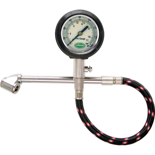 Slime 2020-A Dually RV Dial Tire Gauge, 10-160 PSI