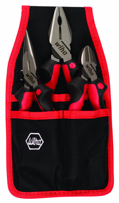 Wiha 30993 Industrial SoftGrip Pliers/Cutter Set