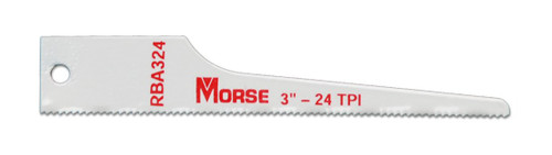 M.K. Morse RBA324T05 24TPI Air Saw Reciprocating Blade,3-Inch, 5-Pack