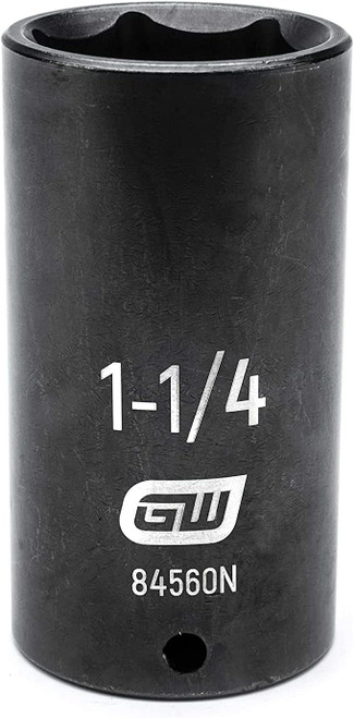 Gearwrench 1/2" Dr 6Pt 1-1/4" Deep Impact Socket (84560N)