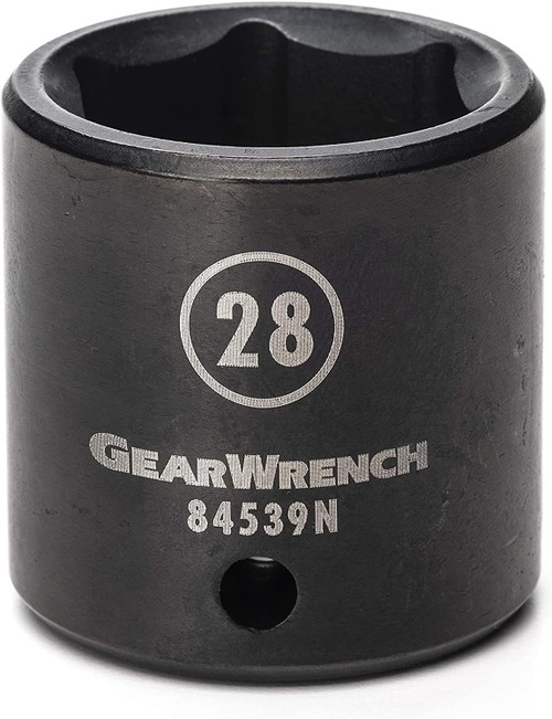 Gearwrench 1/2" Dr 6 Pt 28mm Standard Impact (84539N)