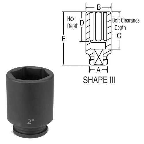 Grey Pneumatic 3094D 3/4" Drive x 2-15/16" Deep