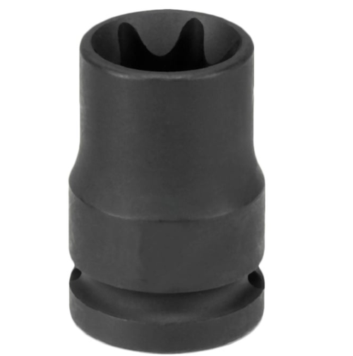 Grey Pneumatic 3/8" Drive x E16 External Star Impact Socket (1116ET)