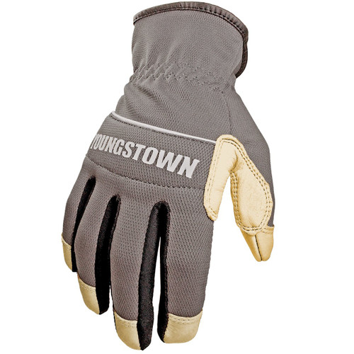 Youngstown Glove 12-3180-70-S Hybrid Plus Performance Work Gloves, Small, Gray