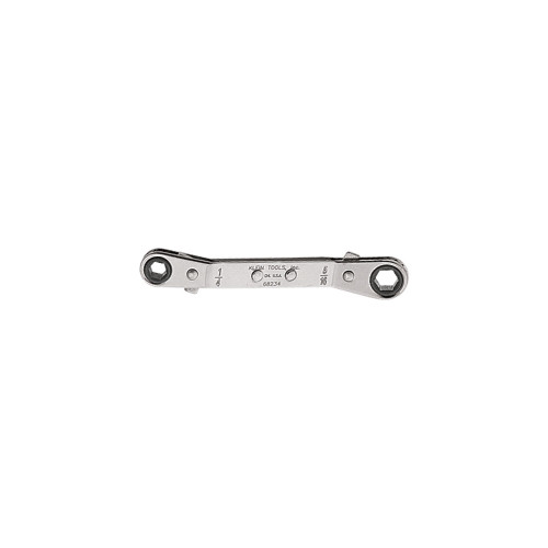 Klein Tools 68234 Ratcheting Offset Box Wrench, Fully Reversible, 1/4 by 5/16in.