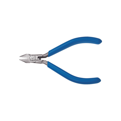 Klein Tools D295-4C Midget Diagonal Cutting Pliers, Flush, Tapered Nose, 4-Inch