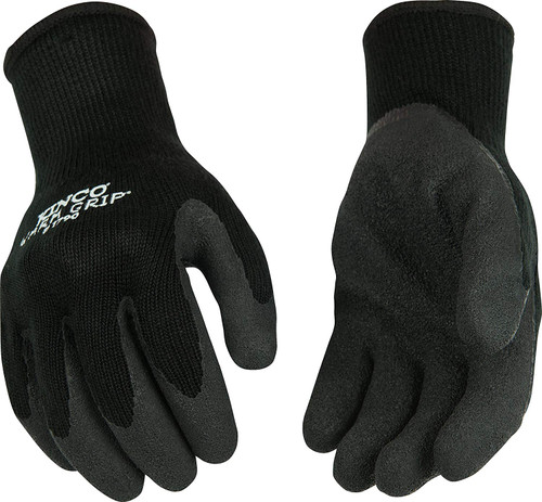 Kinco 1786p-m guantes de trabajo de látex impermeables con forro