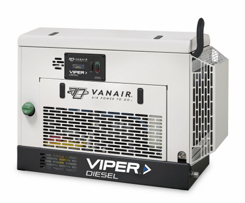 Vanair viper d80 diesel מדחס אוויר בורג Rotary הספק 80 cfm (050850)
