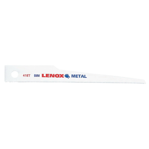 Lenox 20426418T 4" (102 mm) 18 Tpi Bimetall-Luftsägeblatt, 5er-Pack