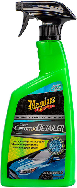 Meguiar's Hybrid Ceramic Detailer, Spray Car Detailer with Advanced SiO2 Hybrid Technology - 32 oz Spray Bottle