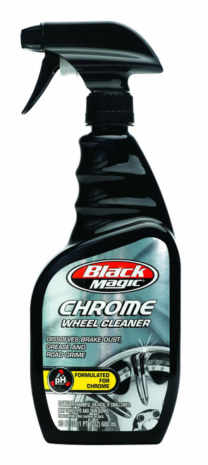 Black Magic 120005 Chrome Wheel Cleaner, 23 oz.