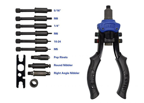 Astro Pneumatic Air Gun Drill Kit PRN1 - 3/8 Capacity Rivet Nut Setting  Tool