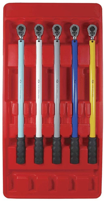 American Forge & Foundry 42005 1 / 2" Dr 5 Pc Preset Torque Wrench Set