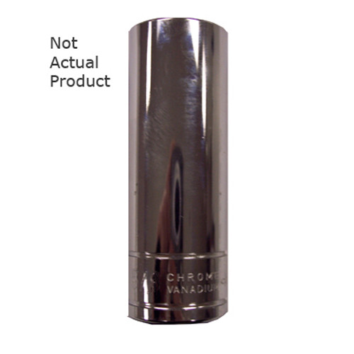 SK Tools 1/4-Inch Drive Deep Socket, 1/8-Inch, 6 Point Chrome (41904)