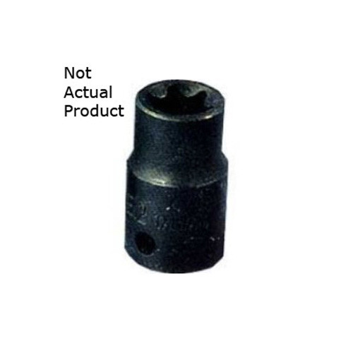 K Tool 22878 Socket, 1/4" Drive, E8 External Torx