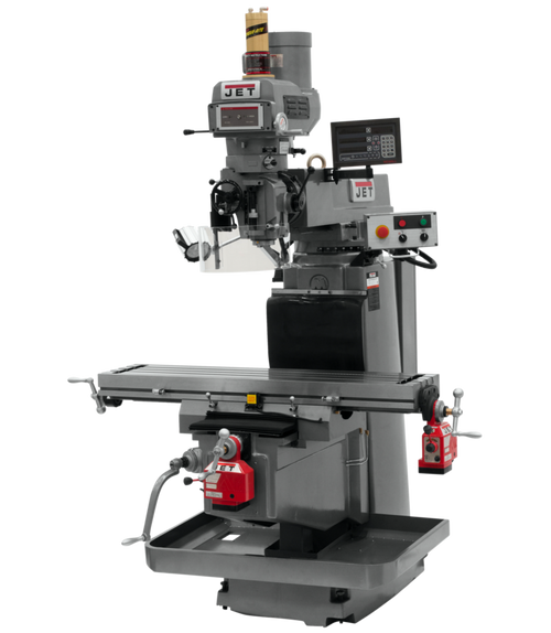 Jet JTM-1254VS Vertical Mill w/DP700 3X-Q X/Y PFD, APDB (698081)