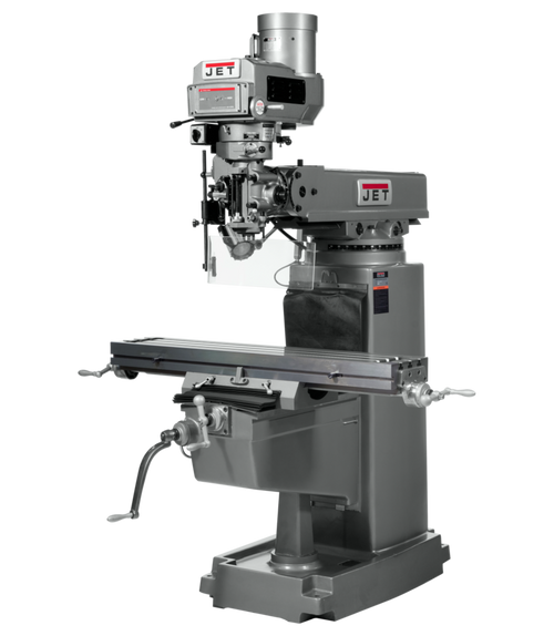 Jet 691209 JTM-1050 Mill 3-Axis Newall DP700 DRO x & Y-Axis Powerfeed