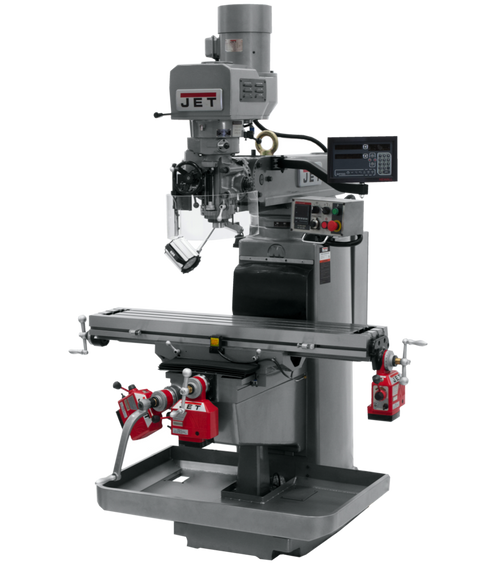 Jet JTM-1050EVS2/230 Mill w/Newall DP700 DRO XYZ Powerfeeds (690638)