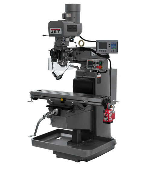 Jet JTM-1050EVS2/230 Mill 3Axis AcuRite 200S DRO QUILL X-Axis (690629)