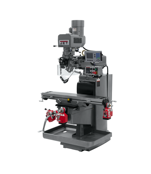 Jet 690628 JTM-1050EVS2/230 Mill 3-Axis Acu-Rite 200S DRO XYZ-Axis Powerfeeds