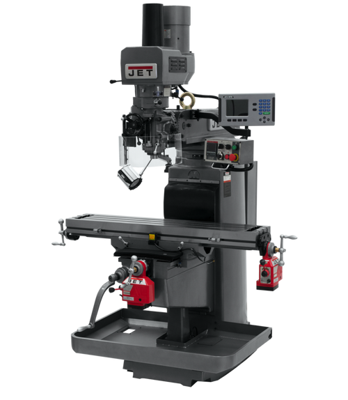 Jet JTM-1050EVS2/230 Mill AcuRite 200S 3X(K) DRO XY PWFD APDB (690627)