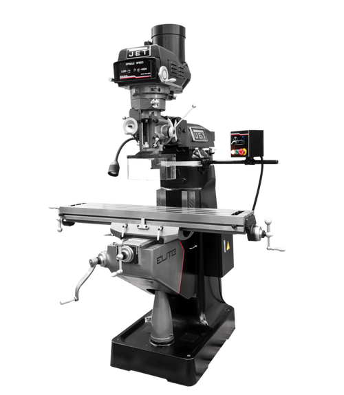 Jet 894176 ETM-949 Mill עם Servo X-Axis Powerfeed ו-USA Air Powered Draw Bar