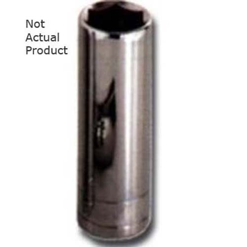 K Tool 28212 Chrome Socket, 1/2" Drive, 12mm, 6 Point, Deep