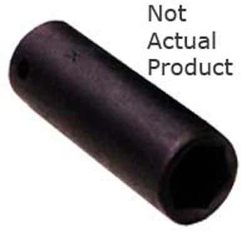 K Tool 32228 Impact Socket, 3/8" Drive, 7/8", 6 Point, Deep