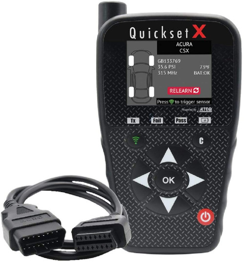Ateq Quickset X TPMS aktiverings- og ECU-nulstillingsværktøjssæt