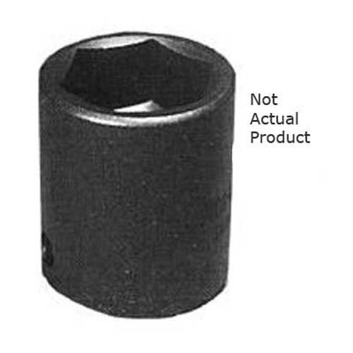 K Tool 38123 Impact Socket, 1/2" Drive, 23mm, 6 Point, Shallow