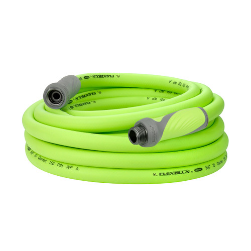 Flexzilla HFZG525YWS SwivelGrip Lightweight Garden Hose, Green, 5/8" ID x 25'