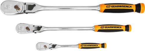 Gearwrench 3 Pc. 90T Locking Flex Head Ratchet Set (81298T)
