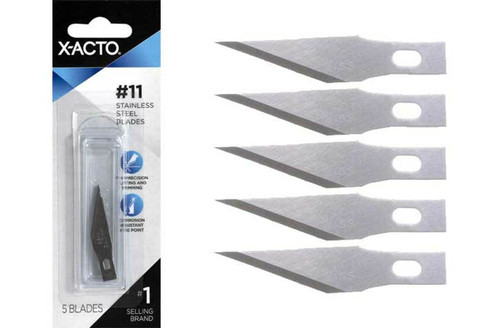 X-Acto X221 #11SS Stainless Steel Knife Blades - 5pc