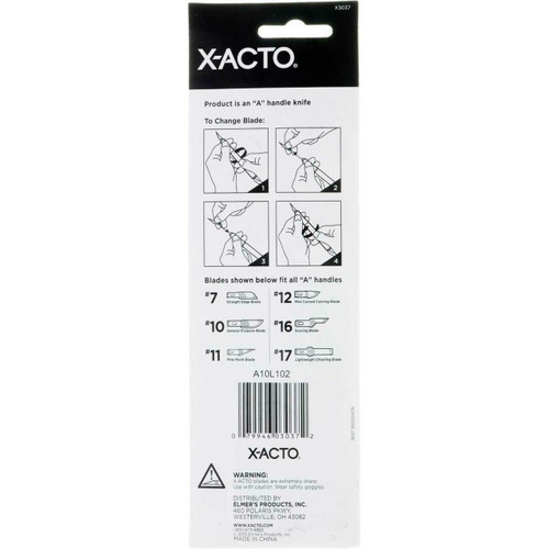 Elmers-xacto 5 Pack No. 10 General Purpose Blade X210 for sale