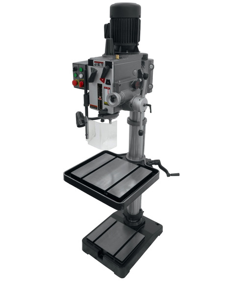 Jet 354026 20" Gear Head Tapping Drill Press With Power Down feed 230V, 3Ph