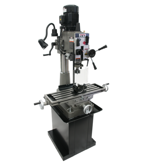 Jet JMD-40GH Mill/Drill w/Newall DP500 2-Axis DRO & X-Pwrfd (351145)