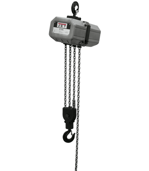 Jet 3SS-3C-20 3PH 3 Ton Electric Chain Hoist w/20" Lift (332000)