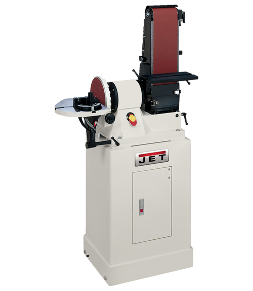 Jet 708597K JSG-96CS, Sabuk 6" x 48" / Dudukan Tertutup Disc Sander 9", 3/4HP 1Ph