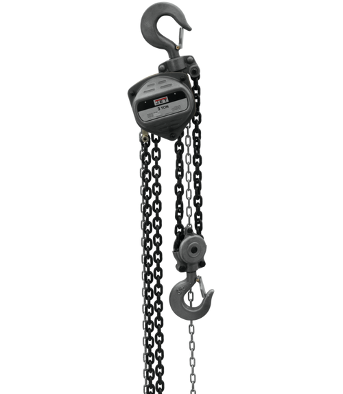 Jet S90-300-20 3 Ton Chain Hoist With 20 Foot Lift (101942)