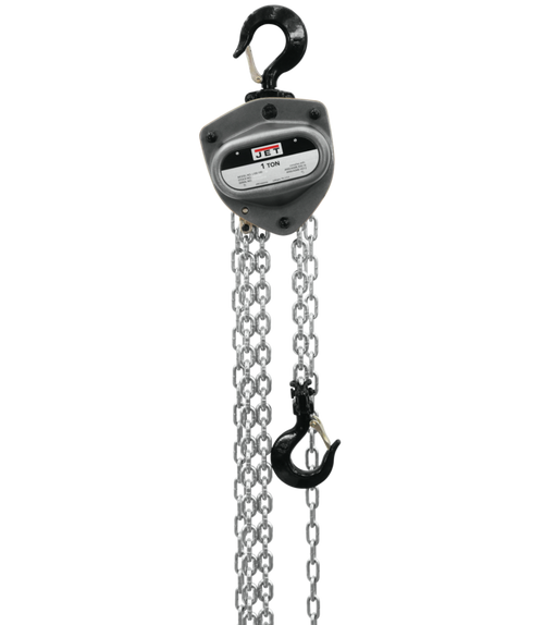 Jet L100-1TWO-30 1 Ton Hoist w/30' Lift & Overload Protection (203130)